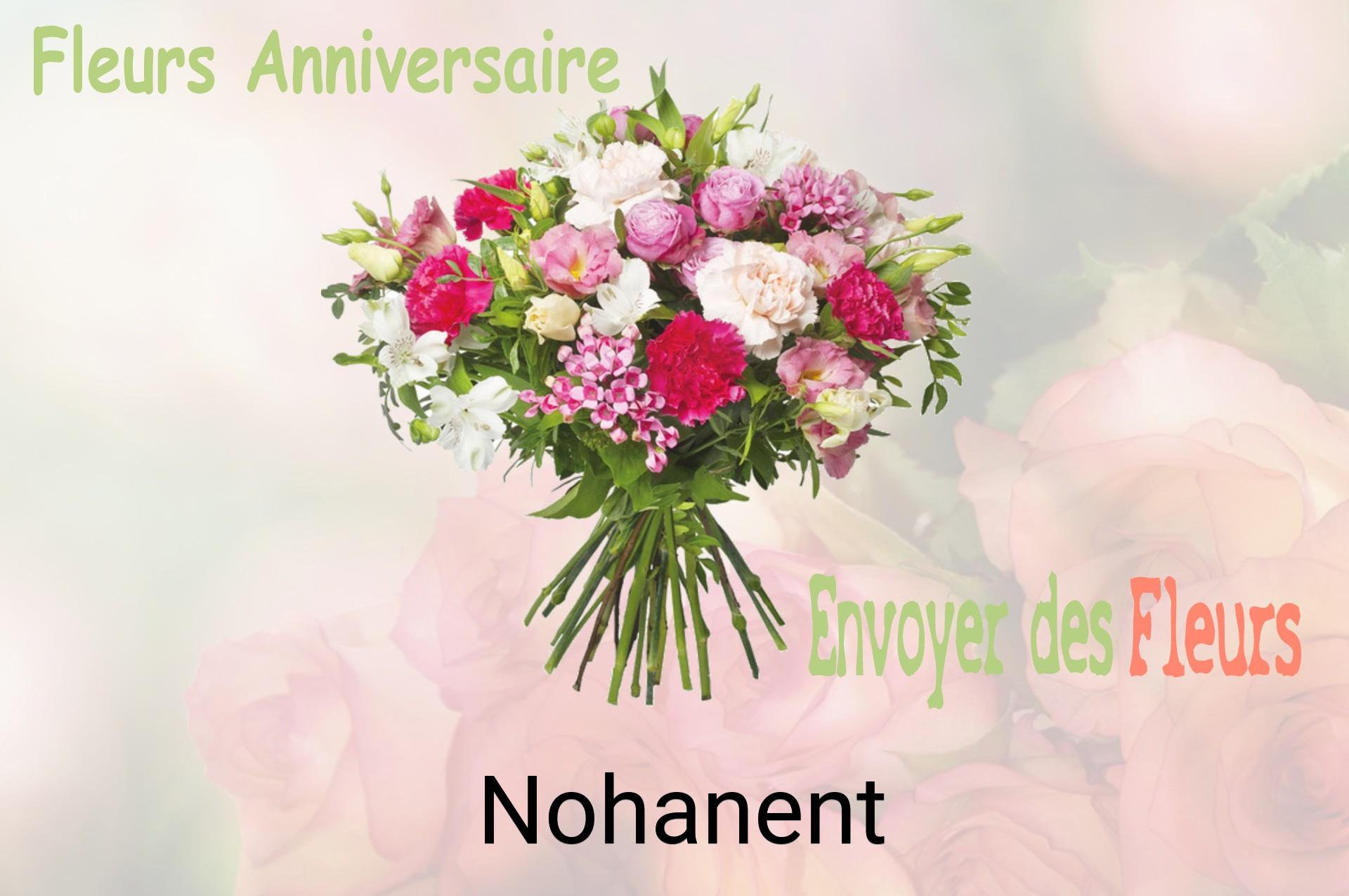 Bouquet de fleurs d’anniversaire livré à Nohanent