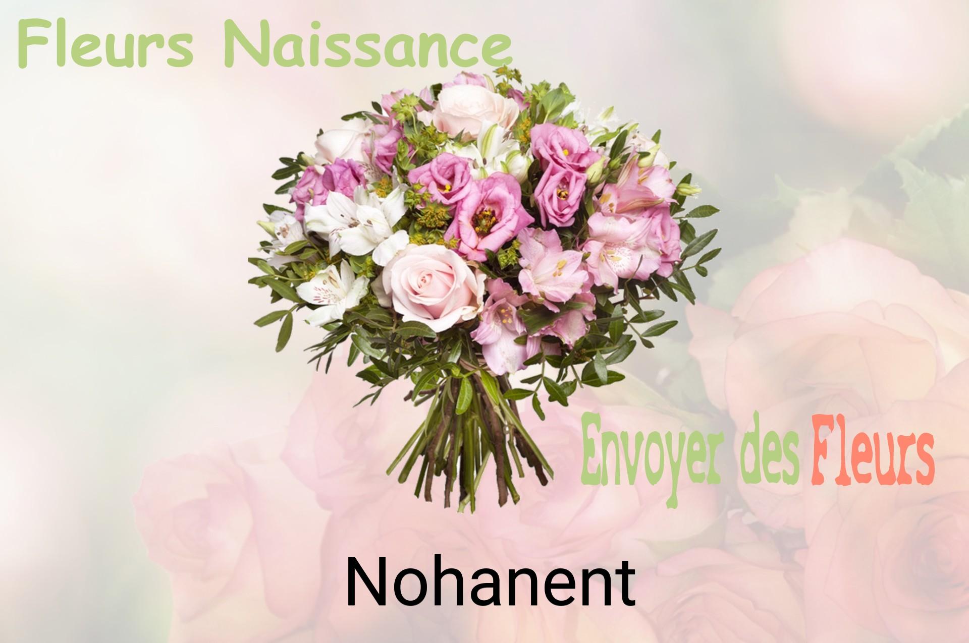 Bouquet de fleurs de naissance livré à Nohanent